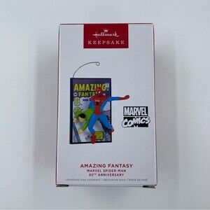 NIB Hallmark Keepsake 2022 Spiderman Marvel Comic Ornament